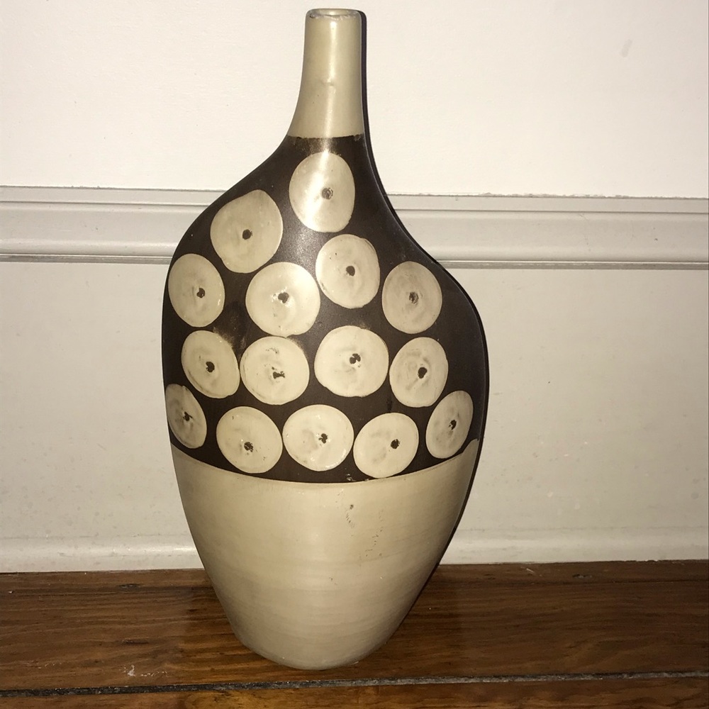 Brown and Tan Vase